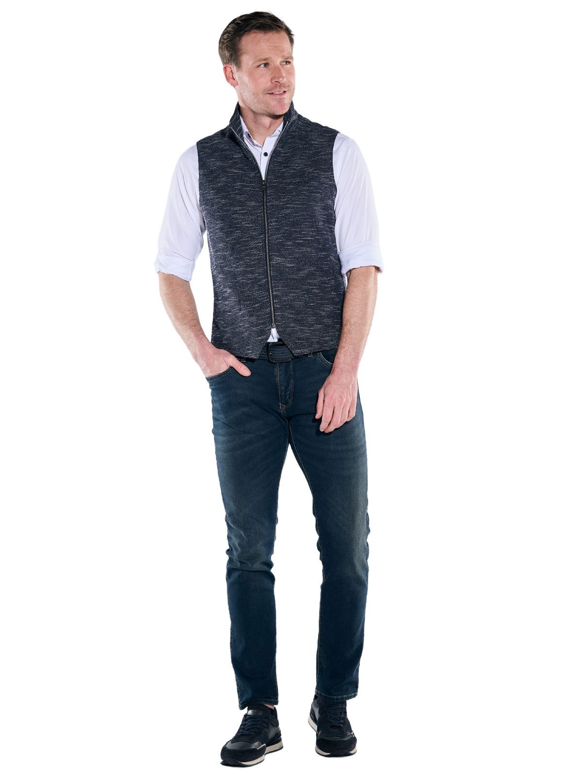 Engbers Anzugweste Herren Sakkoweste, Saphirblau