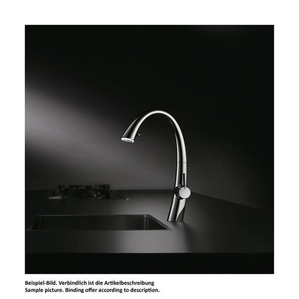 KWC Küchenarmatur Naber Küchenarmatir Zoe 1 mit herausziehbarer Schlauchbrause und LED-L