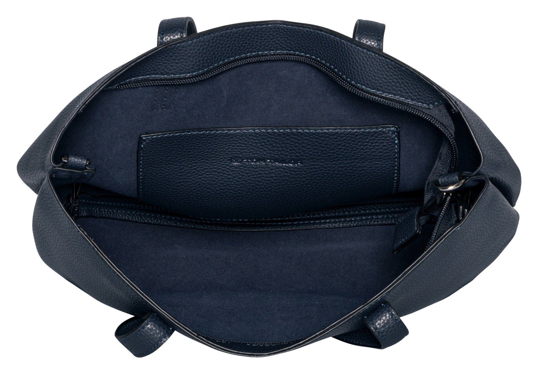 TOM TAILOR Shopper Marla, aus fein genarbtem Lederimitat außen und weichem Suede-Imitat Futter