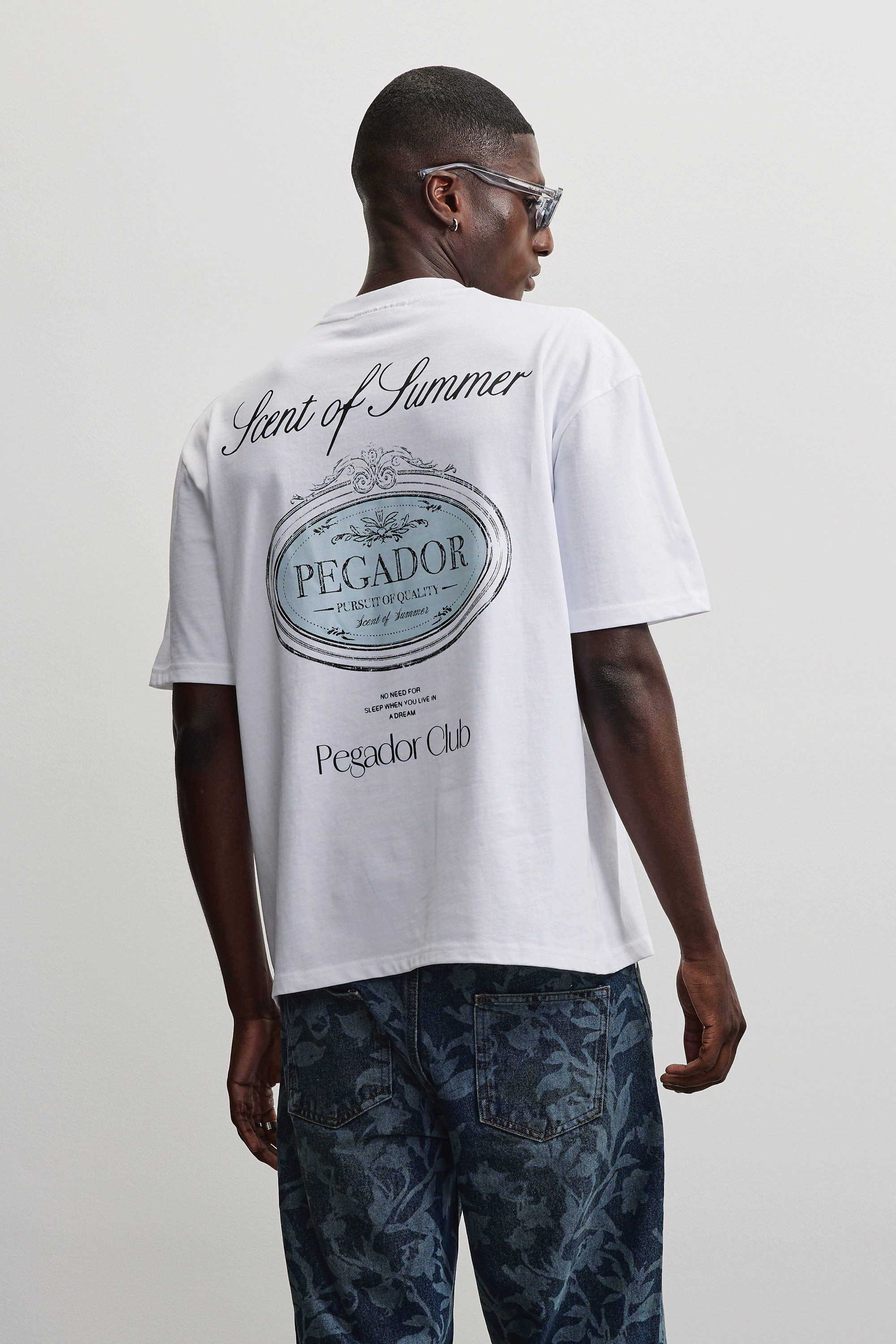 PEGADOR Rundhalsshirt RAMON OVERSIZED TEE