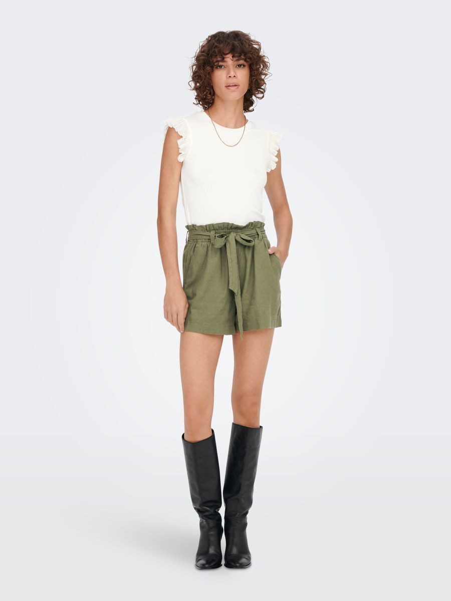 JDY Shorts JDYSAY MW LINEN SHORTS WVN NOOS