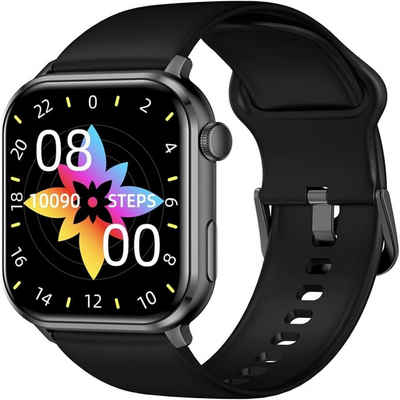 SMARTY 2.0 Smartwatch (Android, iOS), Gesundheits- und Sportüberwachung mit vielseitigen Uhr Mobilfunktionen