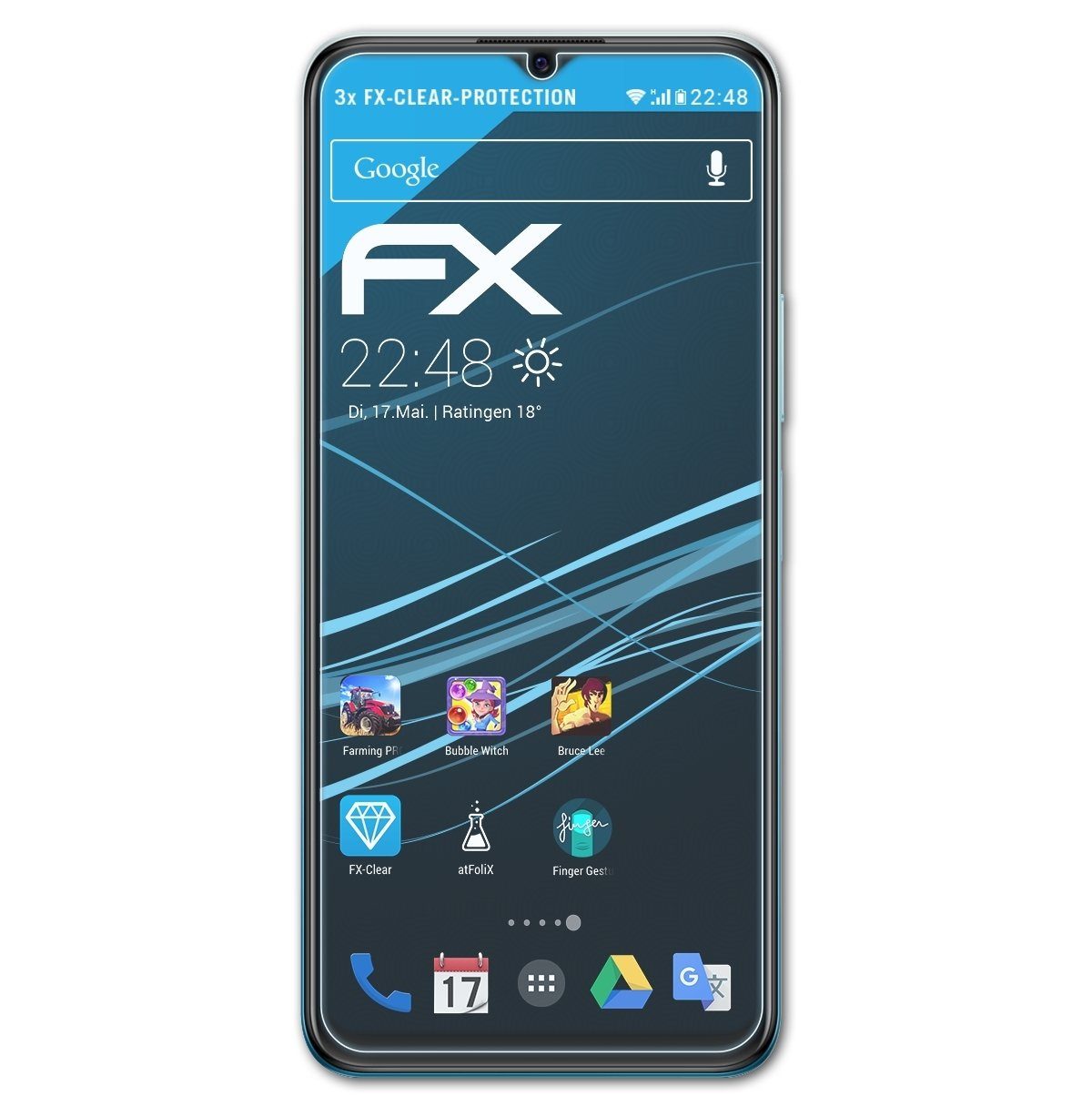 Schutzfolie Displayschutz für Vivo Y15A