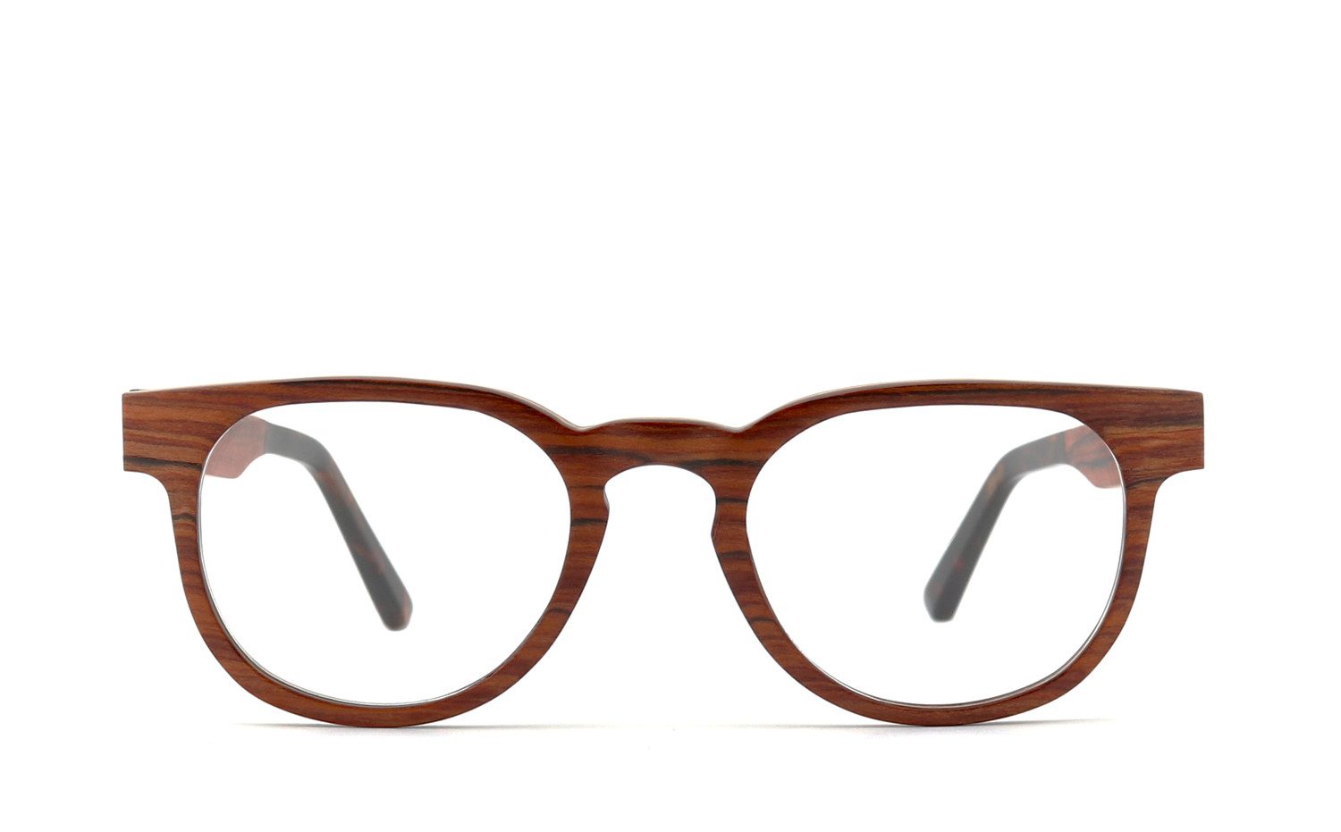 COR Brille COR007 Holzbrille, Bügel mit Flex-Scharnieren