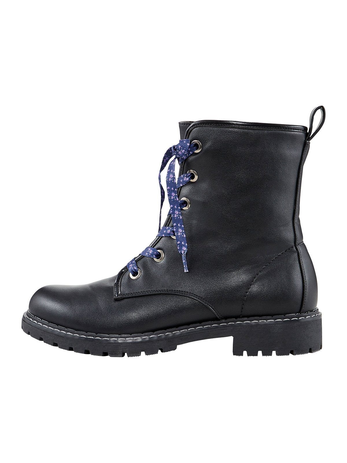Sheego Große Größen Stiefelette mit leichter Crinkle-Optik