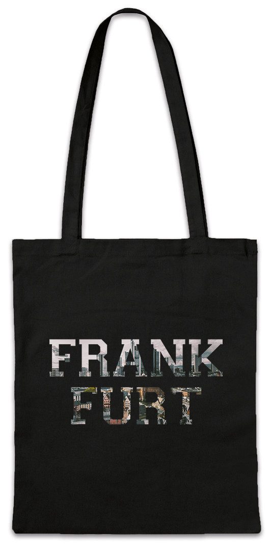 Urban Backwoods Beuteltasche Frankfurt Stofftasche Skyline Stadt Deutschland Am Main Techno Fußball (1-tlg), Flughafen Airport Germany Allemagne