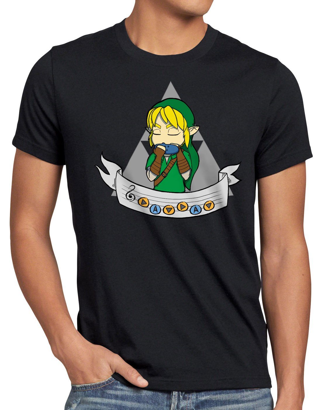 style3 T-Shirt Song of Time link hyrule ocarina zelda nintendo switch günstig online kaufen