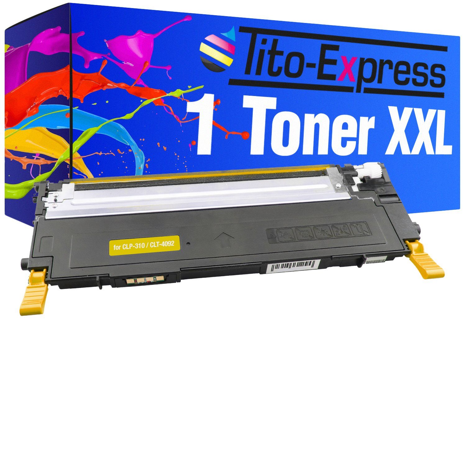 Tito-Express Tonerpatrone ersetzt Samsung CLT-4092S CLT 4092 S SamsungCLT4092S CLP-310, (1x Yellow), für CLX-3170N CLX-3175 CLX-3175FN CLX-3175FW CLX-3175N CLX-3175 Series