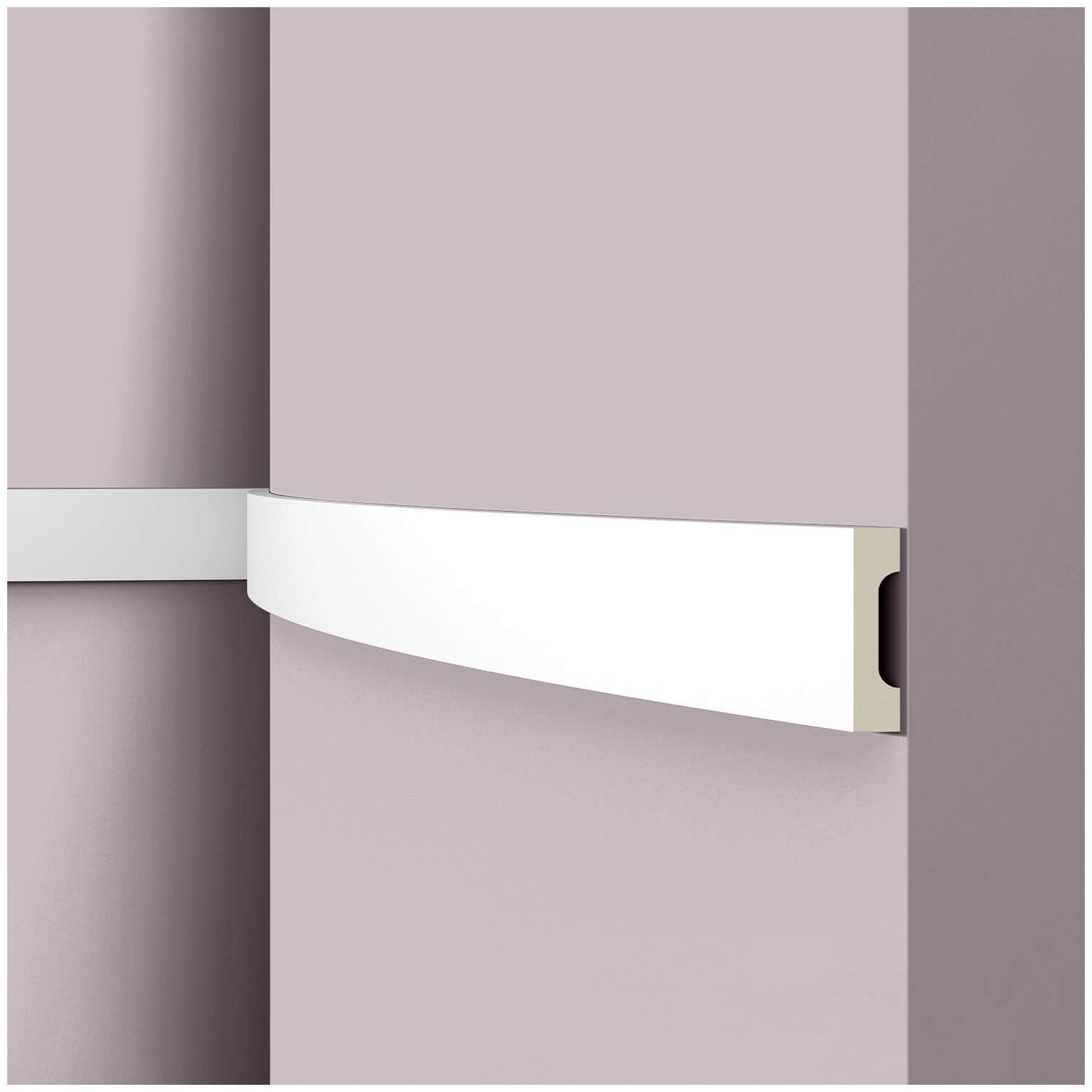 NOËL & MARQUET by nmc Flexprofil NMC WD2 Flex ARSTYL flexible Wandleiste Türumrandung Sockelleiste 2 m (flexible Türumrandung, 1-St), flexible Türumrandung