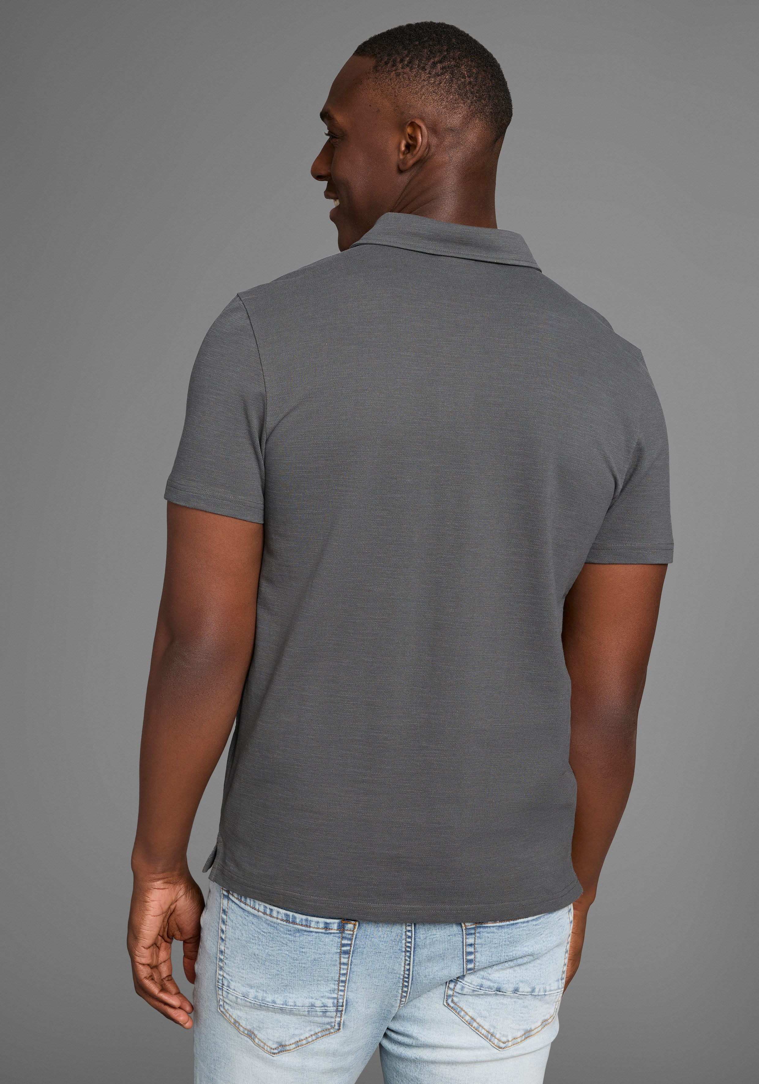 Bruno Banani Poloshirt Poloshirt in schmaler günstig online kaufen