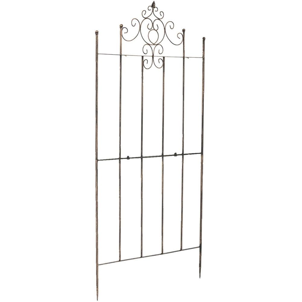 CLP Rankgitter Rankhilfe Spalier Beetabtrennung Spar-Set, 1 St., 86 x 170 cm dekorativ, Landhausstil, verziert, freistehend, zum Einstecken