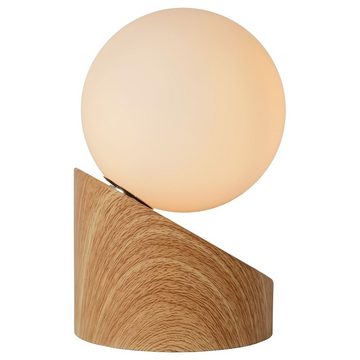 click-licht Tischleuchte Tischleuchte Len mit Touch in heller Holzoptik, keine Angabe, Leuchtmittel enthalten: Nein, warmweiss, Tischleuchte, Nachttischlampe, Tischlampe