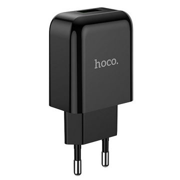 HOCO 10W USB Typ A Smartphone-Ladegerät (2100 mA, EU Netz Lade Stecker Ladegerät Charger Single USB Charge)