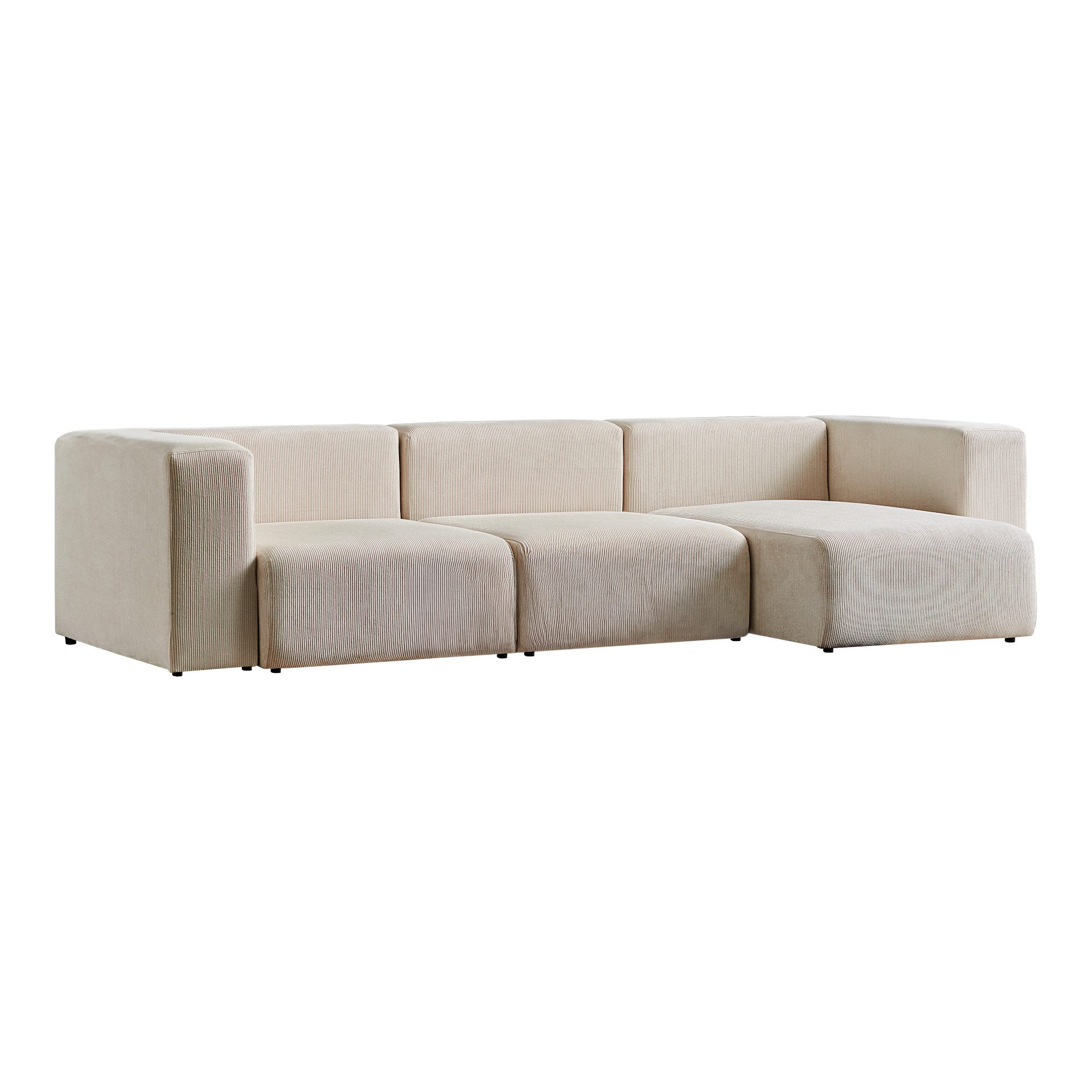 en.casa Sofa, 3 Teile, »Suldal« 3-Sitzer günstig online kaufen