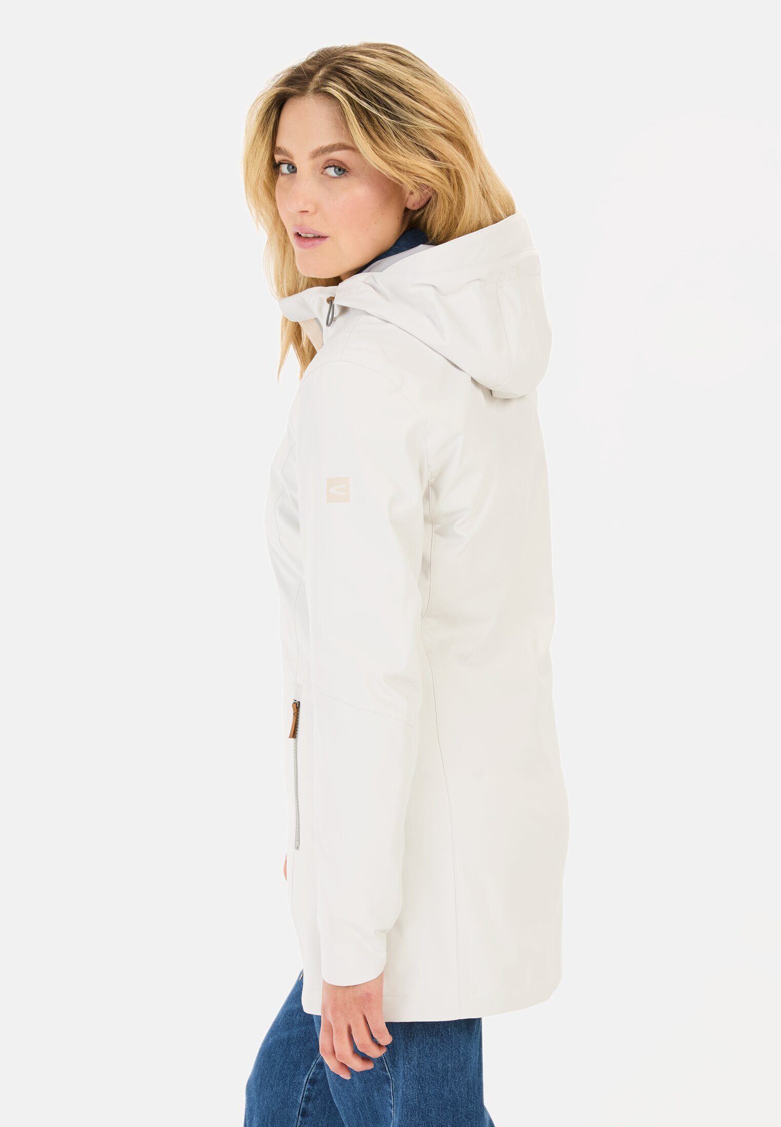 camel active Softshelljacke aus recyceltem Polyester Langarm Kapuze Markenl günstig online kaufen