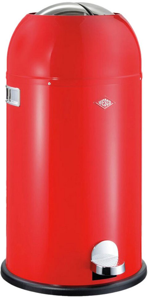 WESCO Mülleimer Kickmaster, Abfallsammler mit Dämpfer, 33 Liter