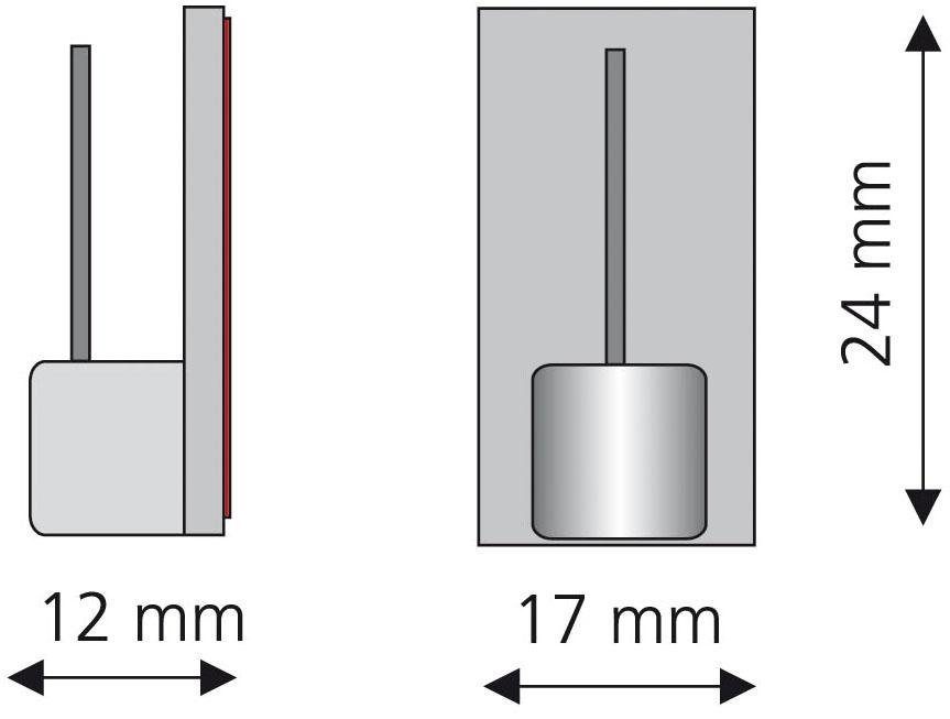 Liedeco Klebeträger, Vitragen-Bistrostangen, (Set, 4-tlg), für günstig online kaufen