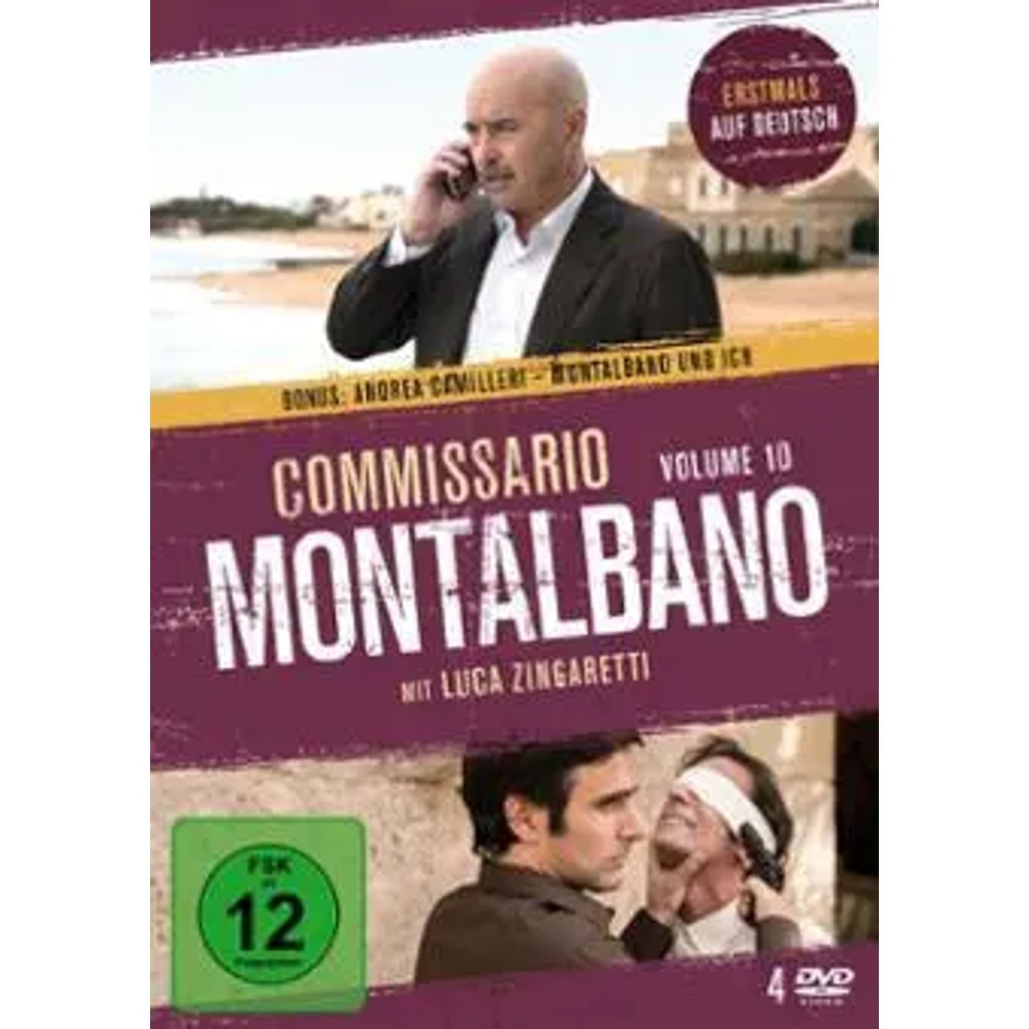 True Motion DVD Commissario Montalbano-Volume 10.Vol.10,4 DVD