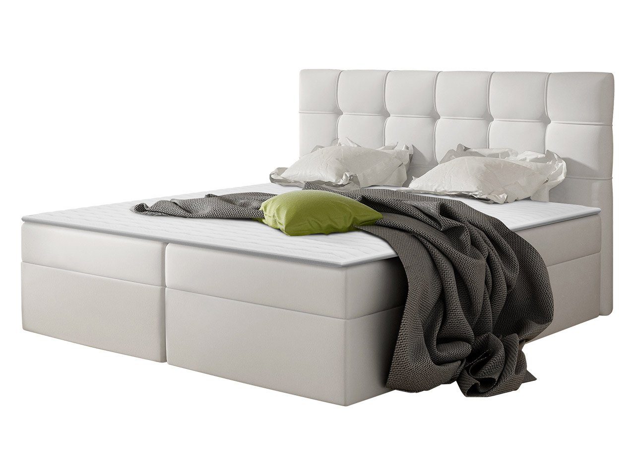 MIRJAN24 Boxspringbett Nele (Lattenrost, Kopfteil und günstig online kaufen
