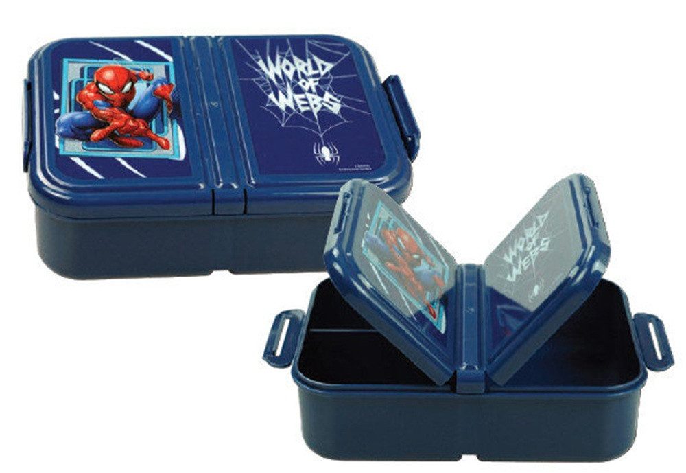 Spiderman Lunchbox Spiderman World Mehrkammer-Lunchbox, Sandwichbox, (1-tlg)