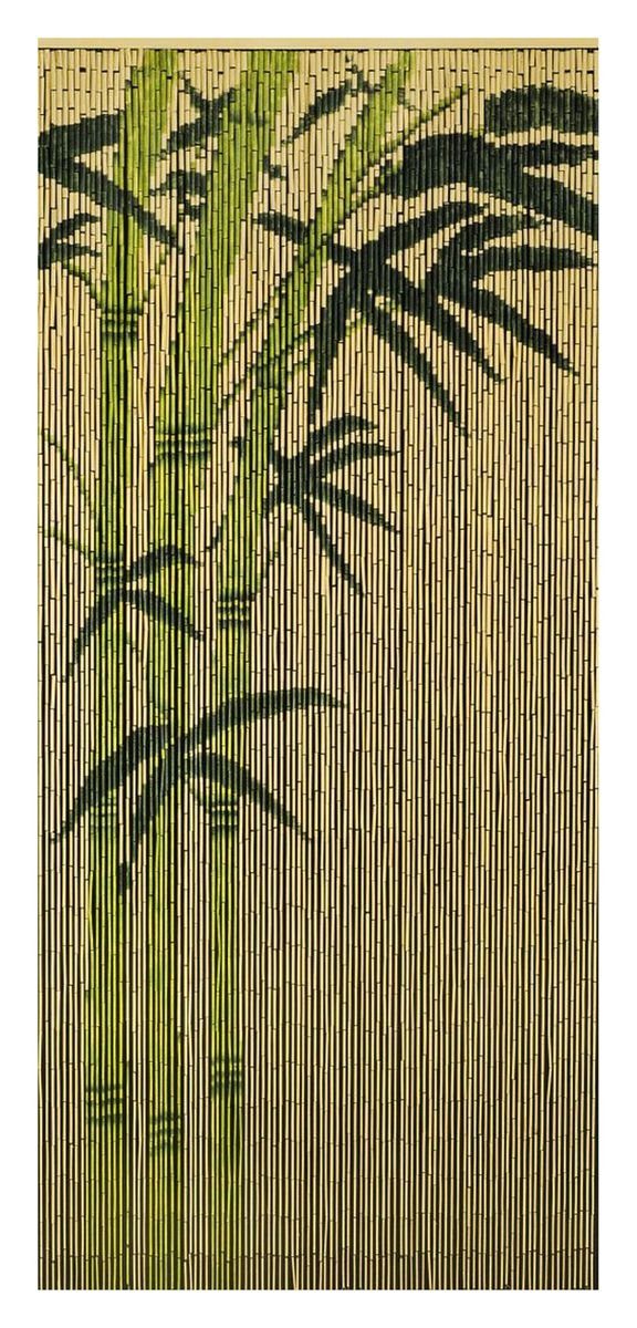 CONACORD Insektenschutz-Vorhang Conacord Decona Bamboo Dekovorhang bunt, 90 x 200 cm, Bambus - hohe Stranganzahl - 90 Stränge