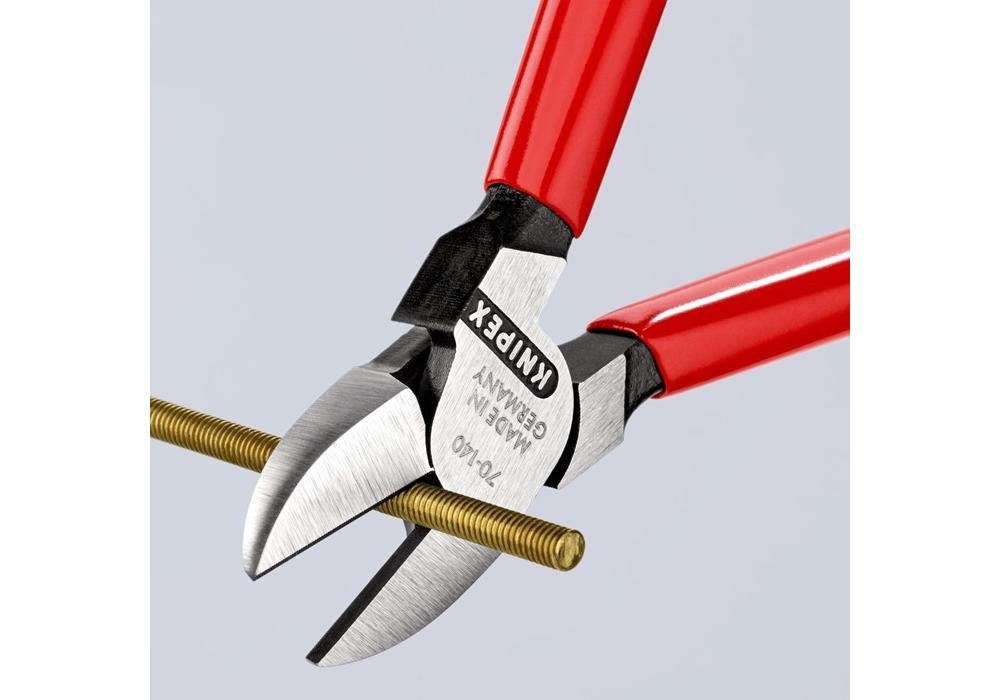 Seitenschneider Knipex Seitenschneider Länge poliert 140 mm Kunststoffüberzug Kopf