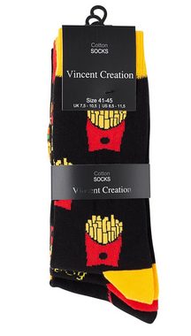 Vincent Creation® Socken (3-Paar) im Fast Food - Design