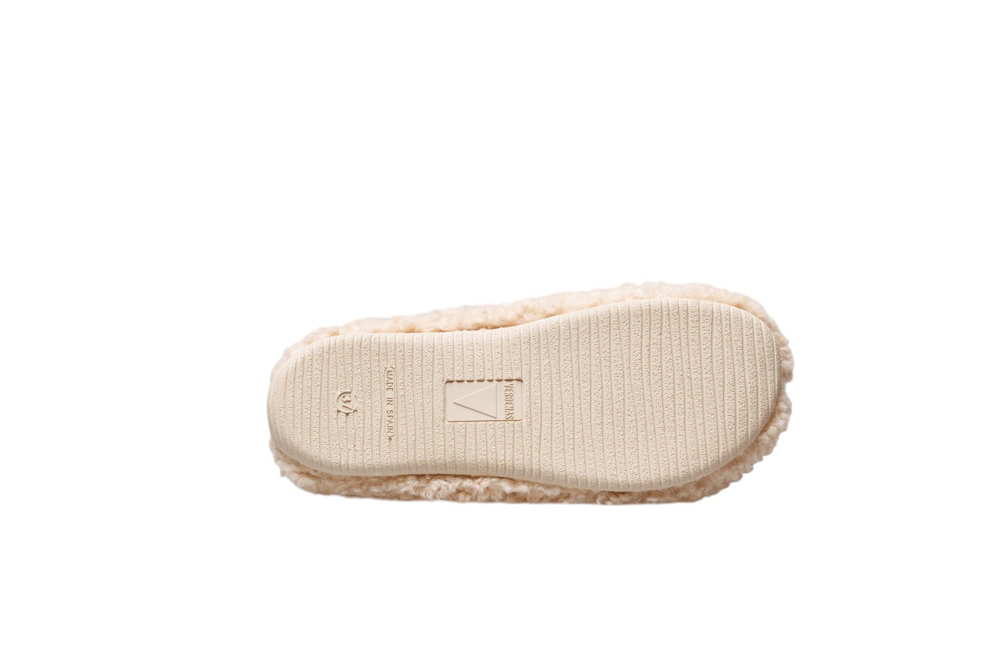 VERBENAS YOI CURLY Hausschuh Hüttenschuh, Homeslipper, Wohlfühlschuh mit Logo-Schriftzug – Bild 3 von 5