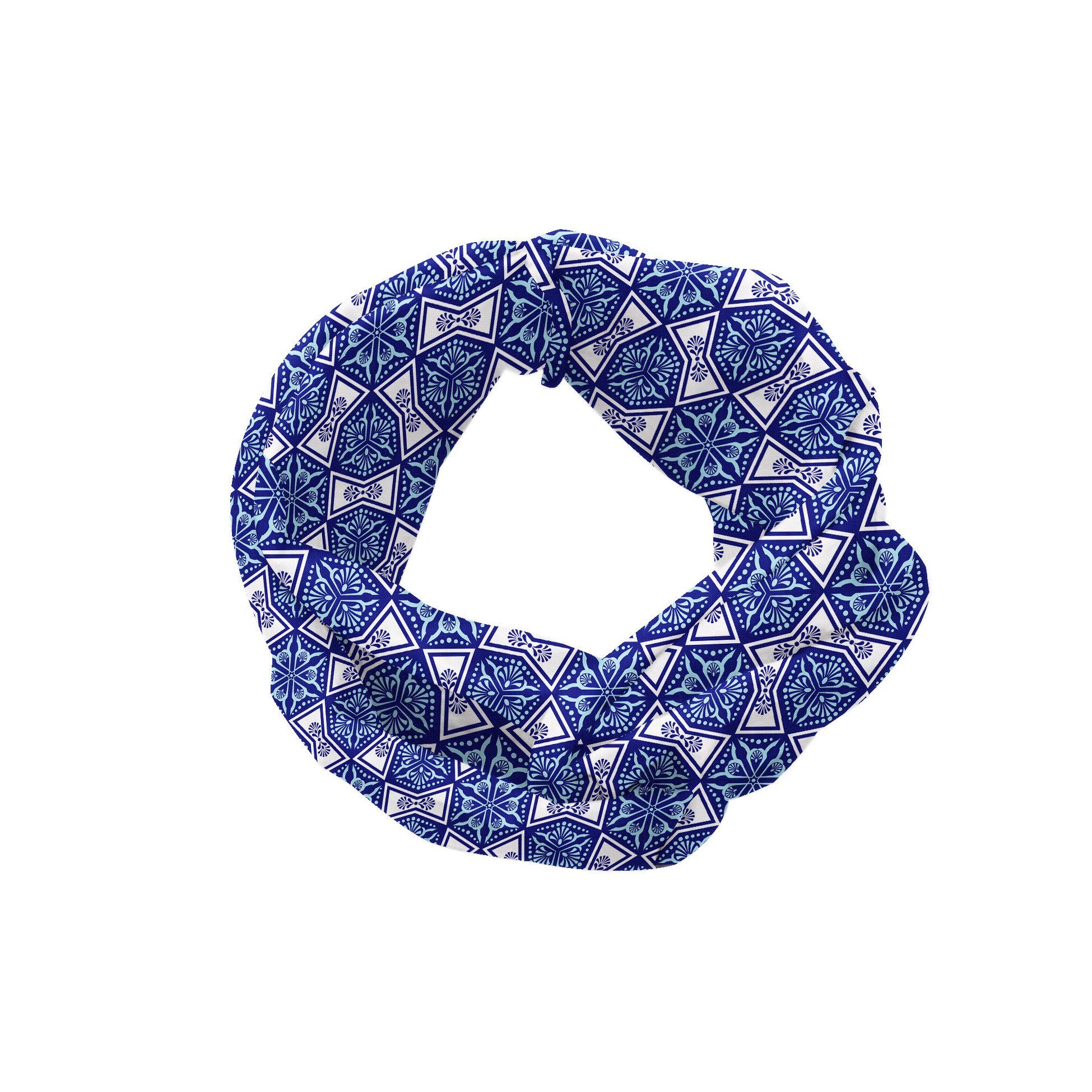 accessories Geometrisch Angenehme Stirnband Blau Indigo Abakuhaus Floral alltags Elastisch und