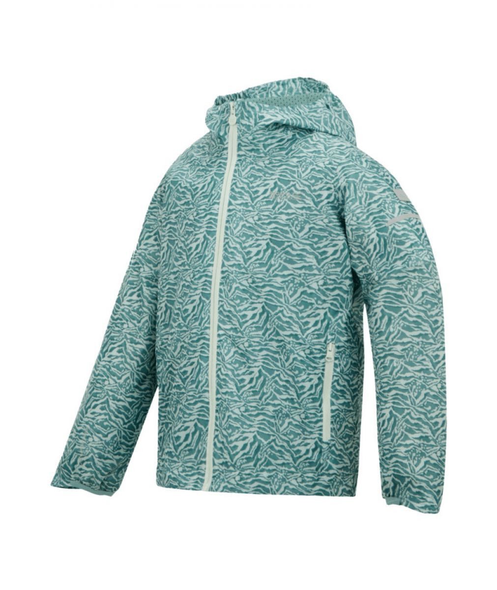 Regatta Outdoorjacke Jacke Kinder PrintedLeverII Kids Waterproof Shell