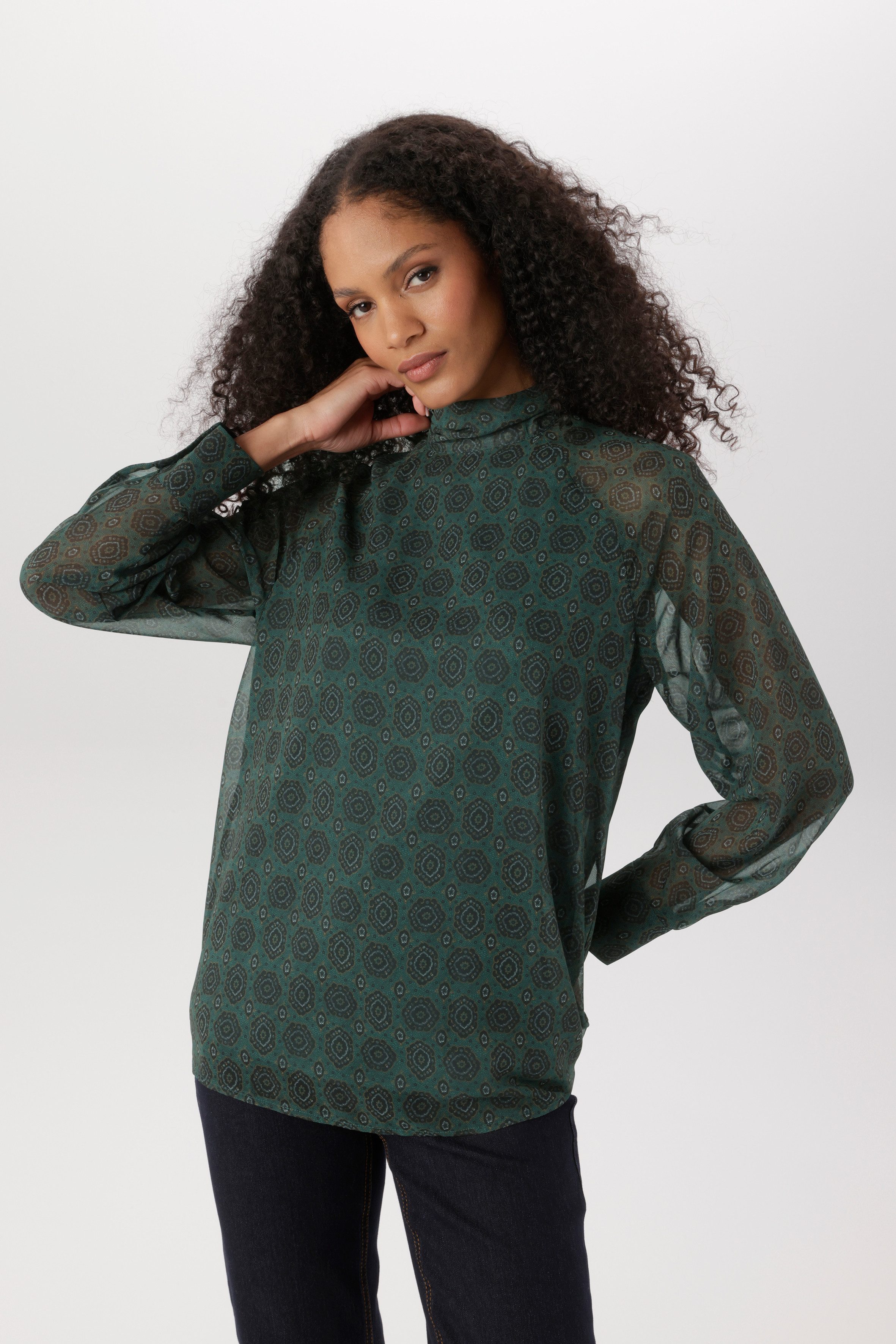 Aniston SELECTED Chiffonbluse hinten im Nacken mit zwei Knöpfen zu schließen - NEUE KOLLEKTION. € 49,99, (€ 49,99 pro 1 Stk).