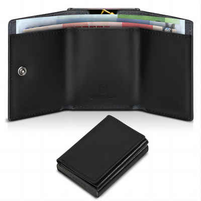 TEEHON Geldbörse Mini-Geldbörse für Herren, luxuriös, dünn, Kreditkartenetui, schmal, leicht, RFID