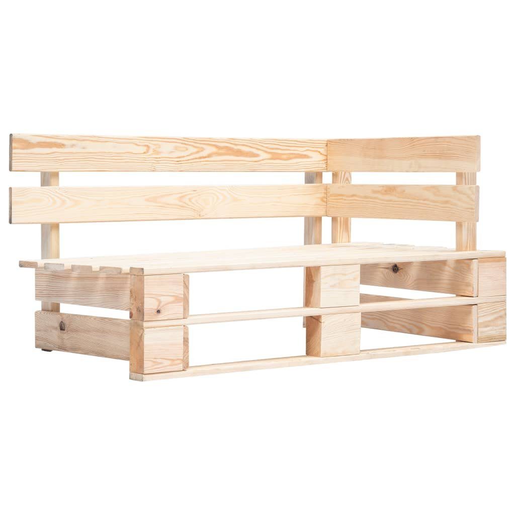 furnicato Gartenbank Outdoor-Eckbank Paletten Holz (1-St) günstig online kaufen