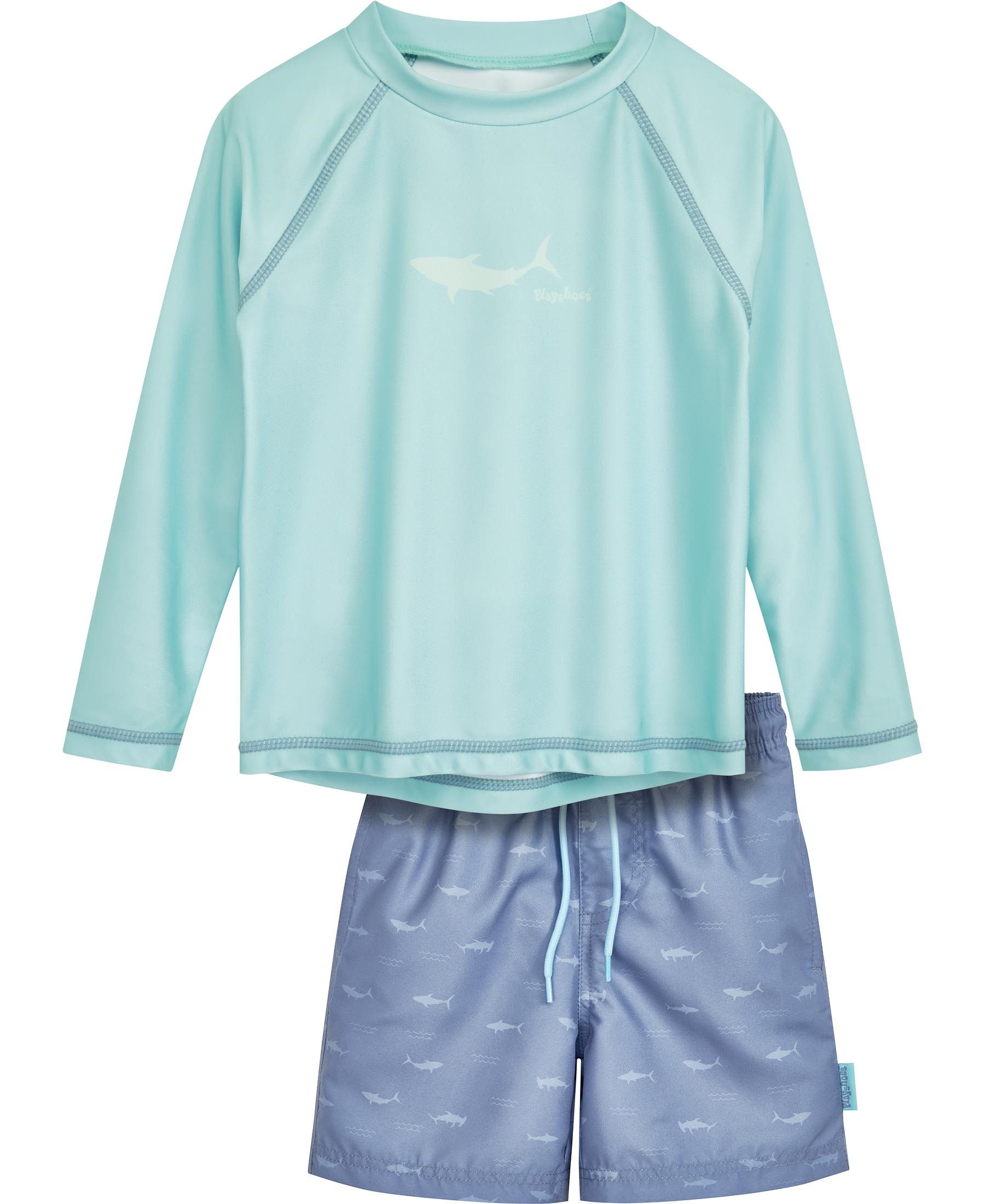 Playshoes Badeanzug UV-Schutz Bade-Set 1/1-Arm Hai