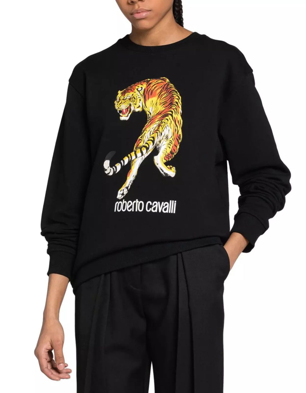 roberto cavalli Sweatshirt Firenze Lynx RC Tiger Logo Unisex Vision mutiger Ästhetik und zeitloser Träume seit 1970