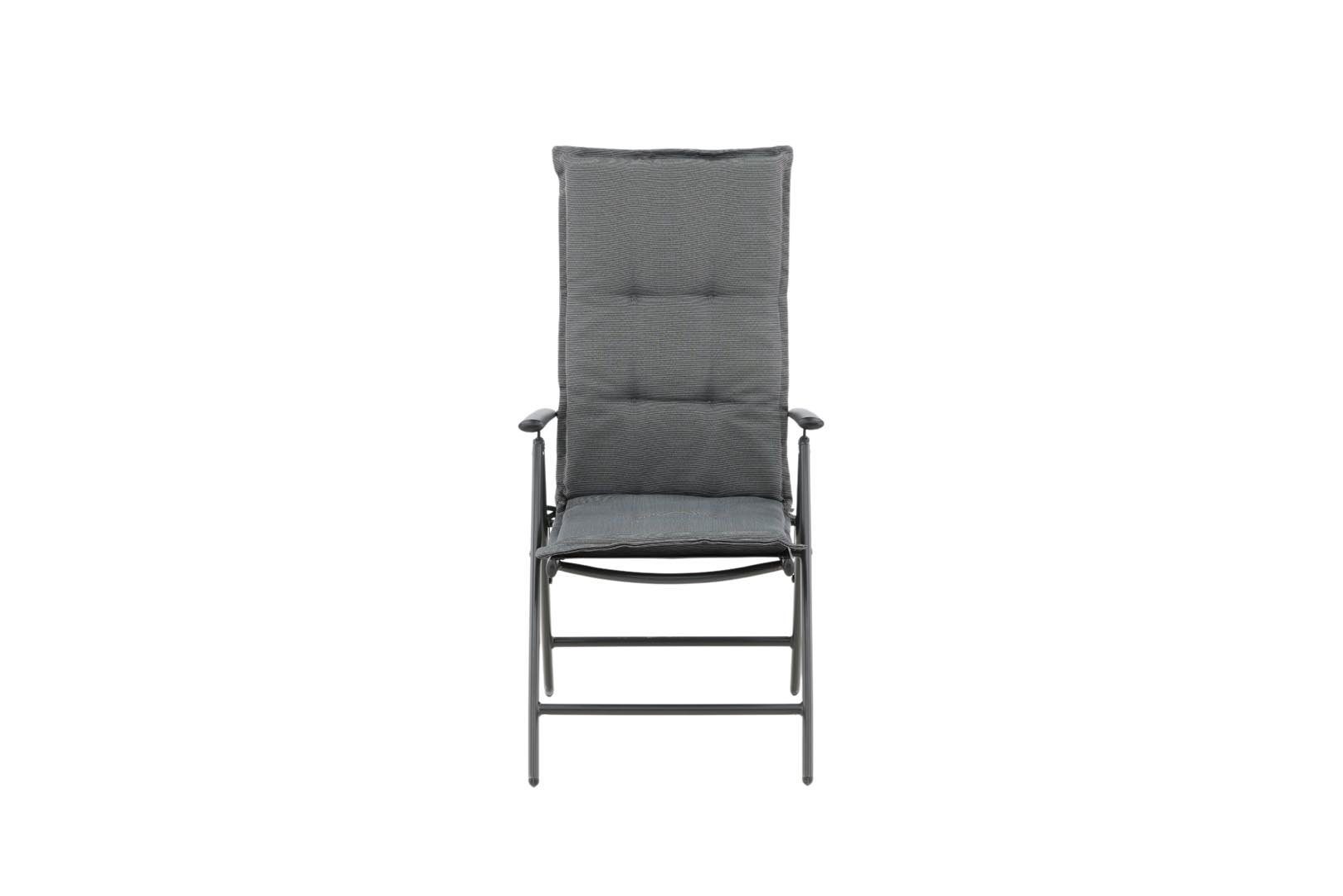 ebuy24 Gartenlounge-Sessel Cus Gartenkissen für 5 Pos. einstellbar hellgrau.