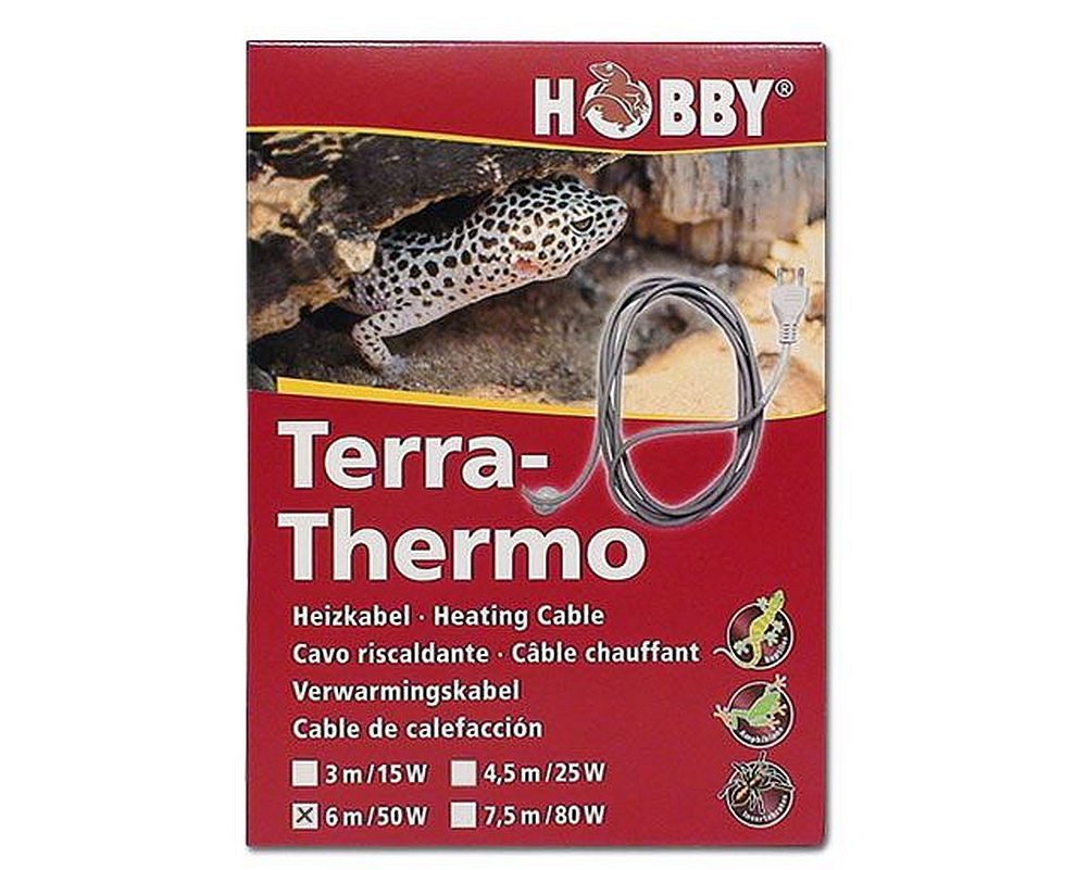 Terrarien-Heizstein Hobby Heizkabel Terra-Thermo, 6,5m/ 50 Watt