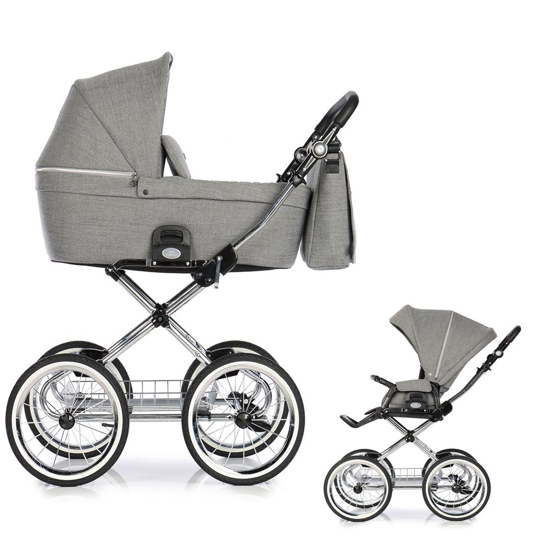 Designs 4 in Roan Teile Coss Classic - 11 Grey 2 in - 1 Kombi-Kinderwagen