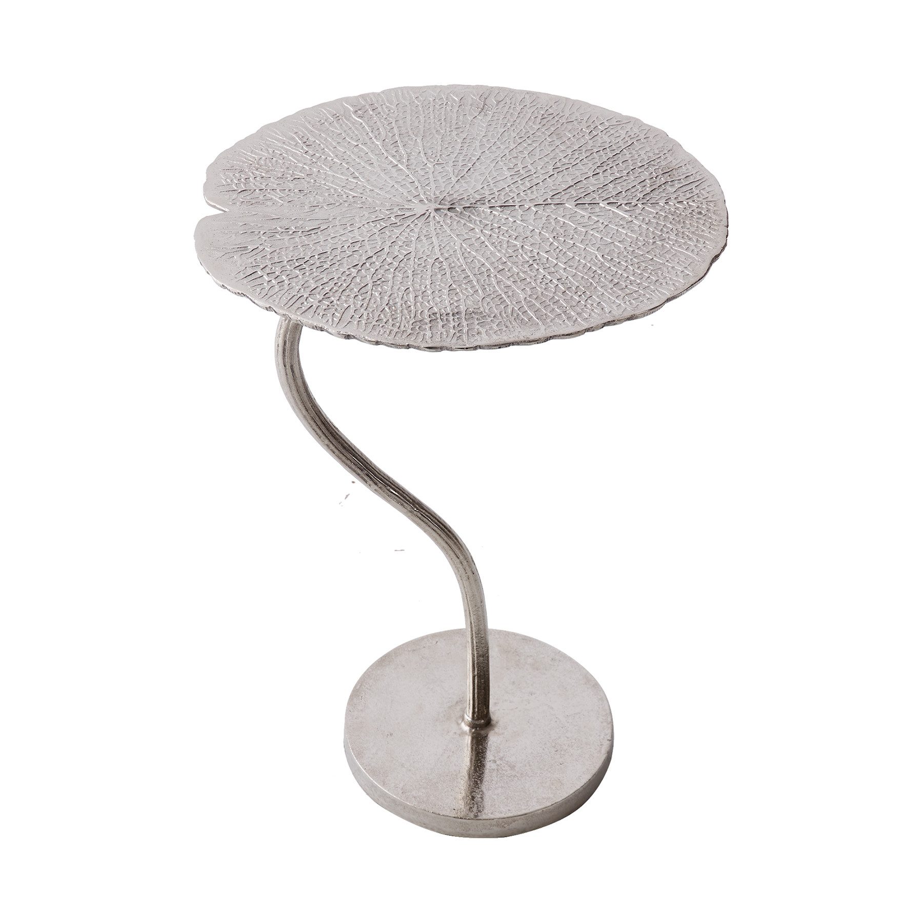 riess-ambiente Beistelltisch LEAF 42cm silber, Schlafzimmer günstig online kaufen