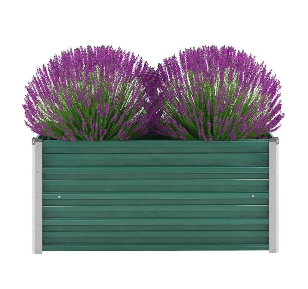 Thumbnail - vidaXL Hochbeet, Garten-Hochbeet Verzinkter Stahl 100x40x45 cm Grün