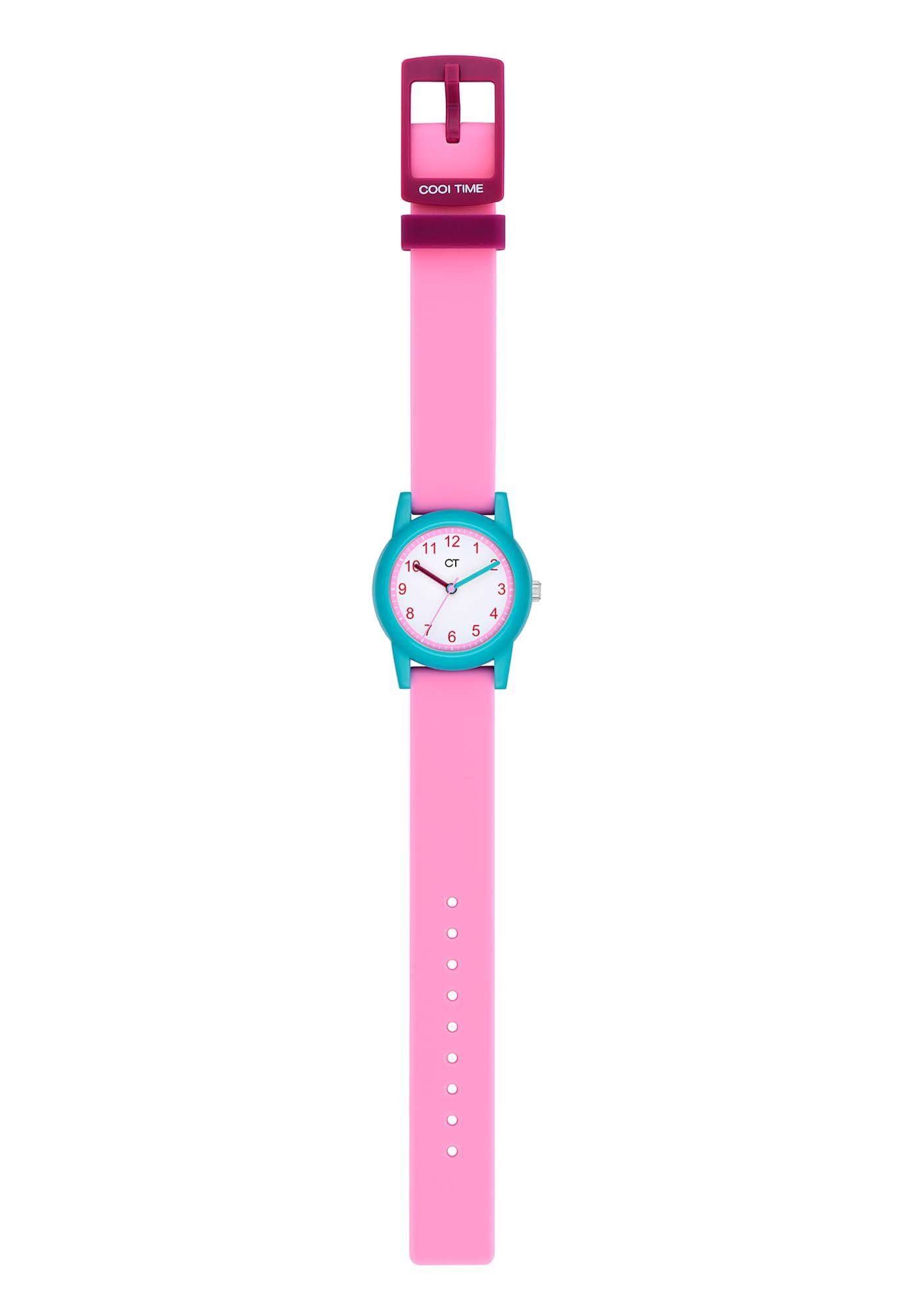 COOL TIME Quarzuhr The Cool Pink Retro Silikon