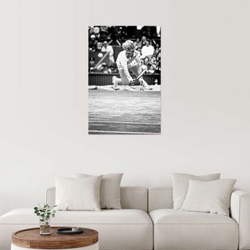Posterlounge Wandfolie Bridgeman Images, Tennisspieler Boris Becker, Wimbledon-Spiel, 5. Juli 1988, Wohnzimmer Fotografie