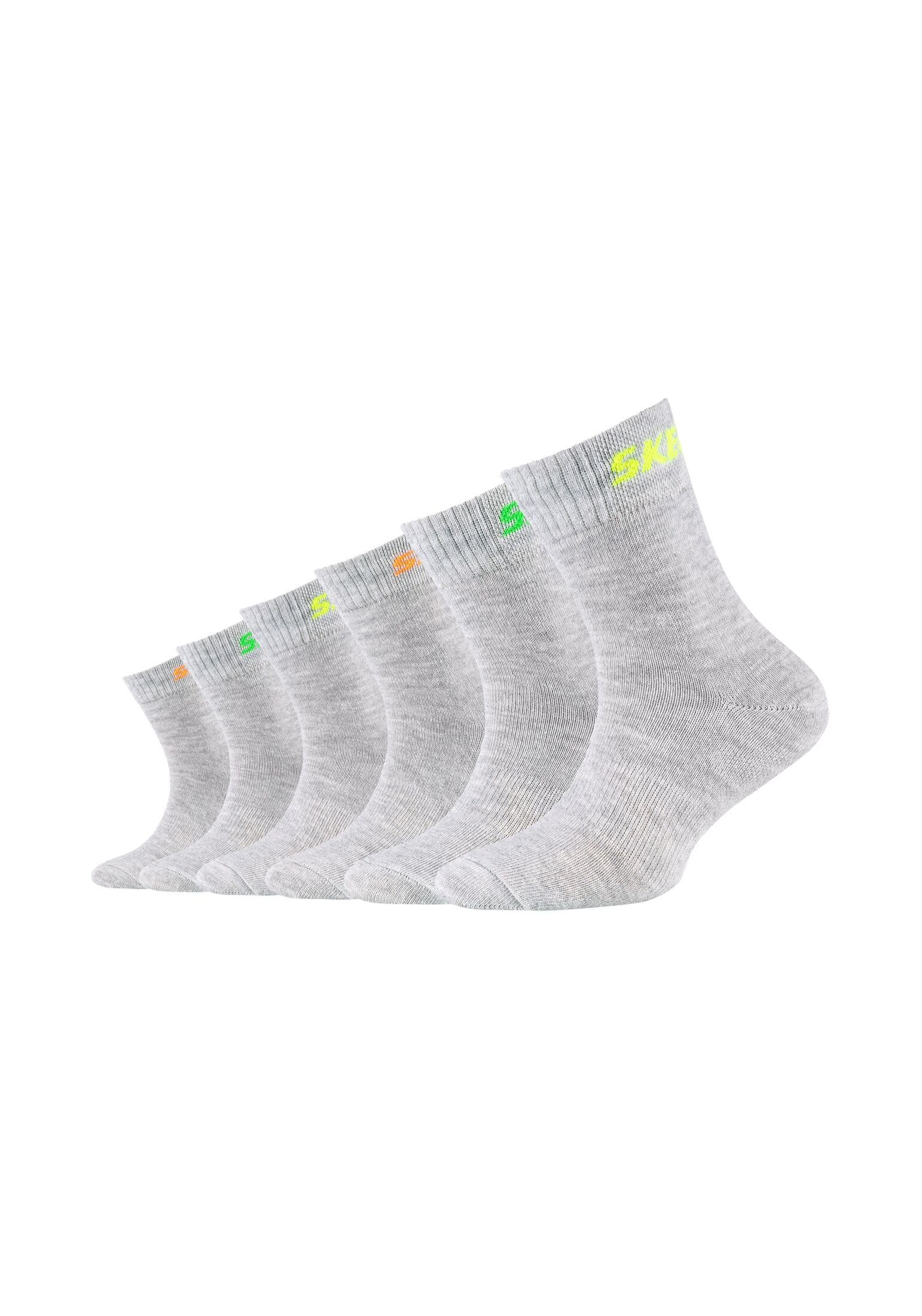 Skechers Socken Socken 6er Pack, Mit Netzbelüftung feuchtigkeitsregulierender