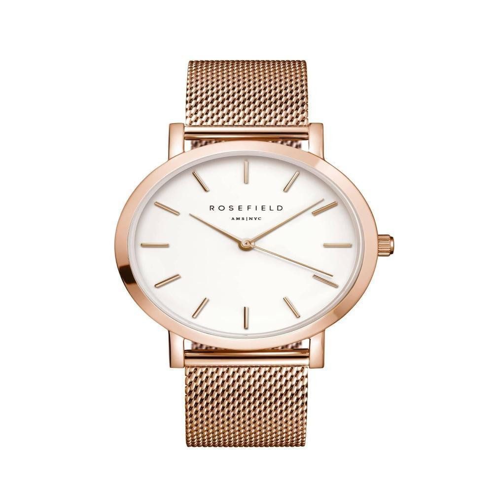 ROSEFIELD Quarzuhr ROSEFIELD Damenuhr MERCER Mesh günstig online kaufen