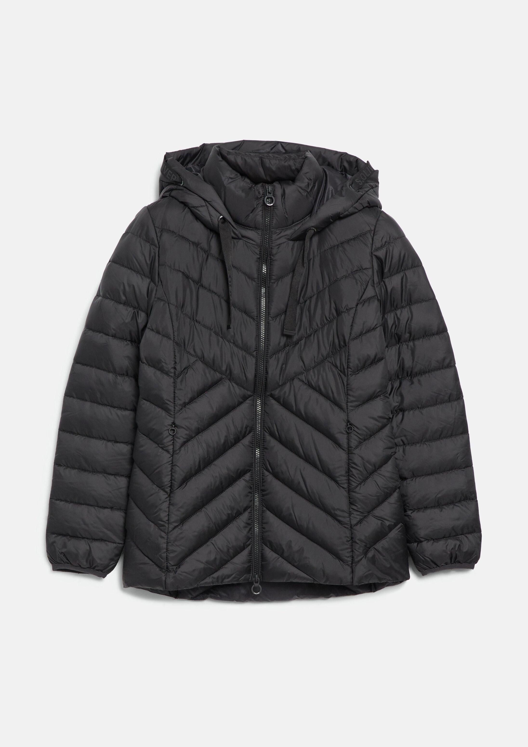 s.Oliver Funktionsjacke Outdoor-Jacke Leichte Steppjacke mit Kapuze