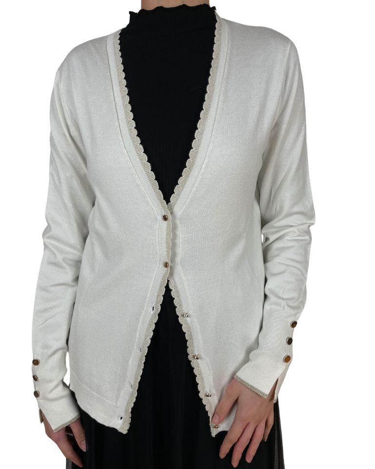 Strickjacke - Cardigan mit Knöpfen - MAGLIA APERTA