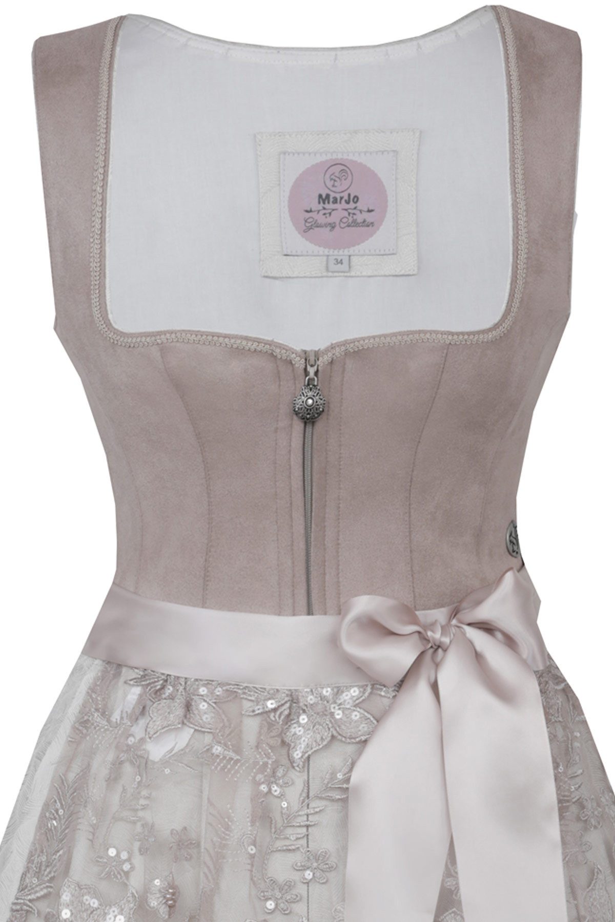 MarJo Dirndl 'Schongau' 921165, Taupe - günstig online kaufen