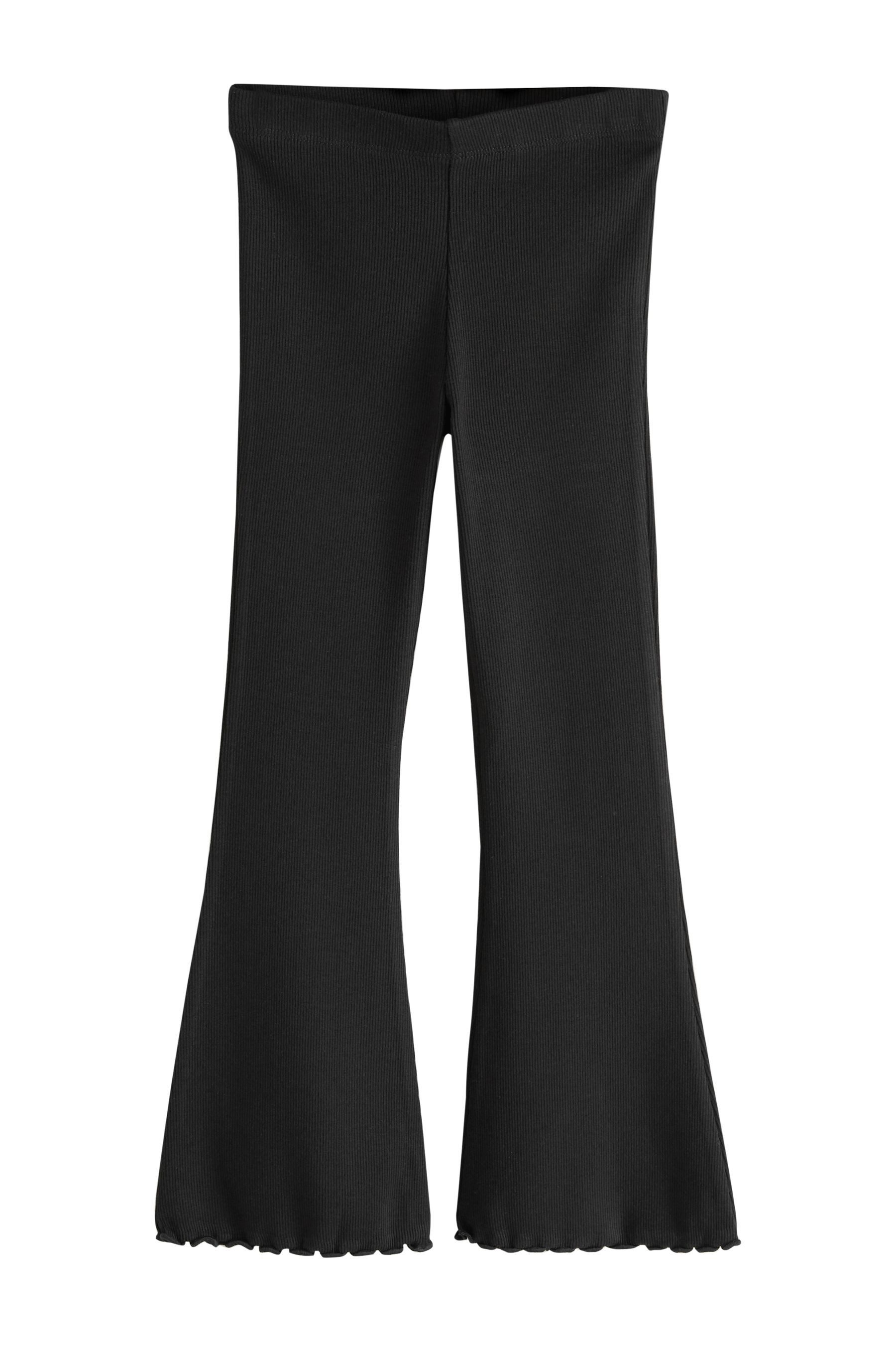 Leggings Gerippte Leggings mit ausgestelltem Bein, 2er-Pack