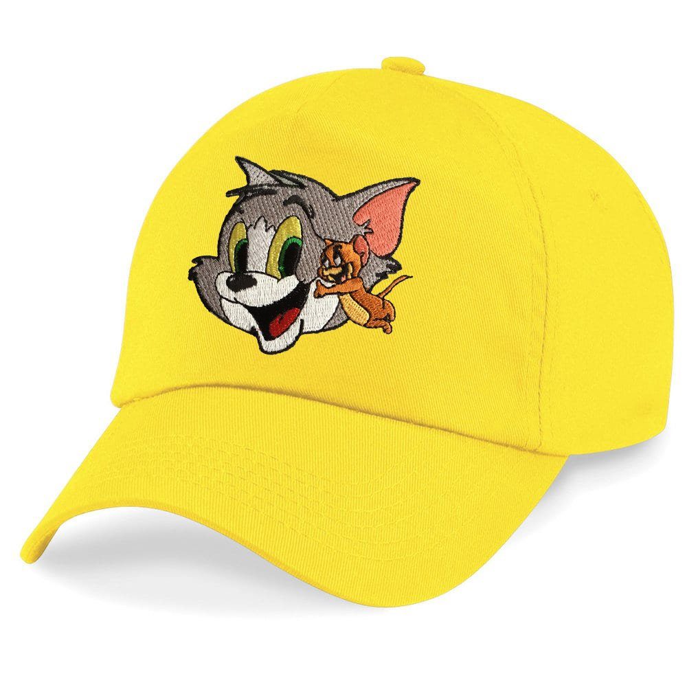 Patch One Stick Tom Kinder Maus Katze Size Gelb Blondie Jerry Brownie Baseball Cap & Cartoon