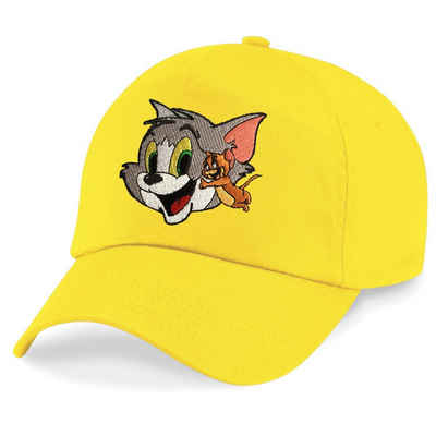 Blondie & Brownie Baseball Cap Kinder Tom Jerry Stick Patch Katze Maus Cartoon One Size